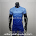 Áo bóng đá ko logo Rius màu xanh ngọc