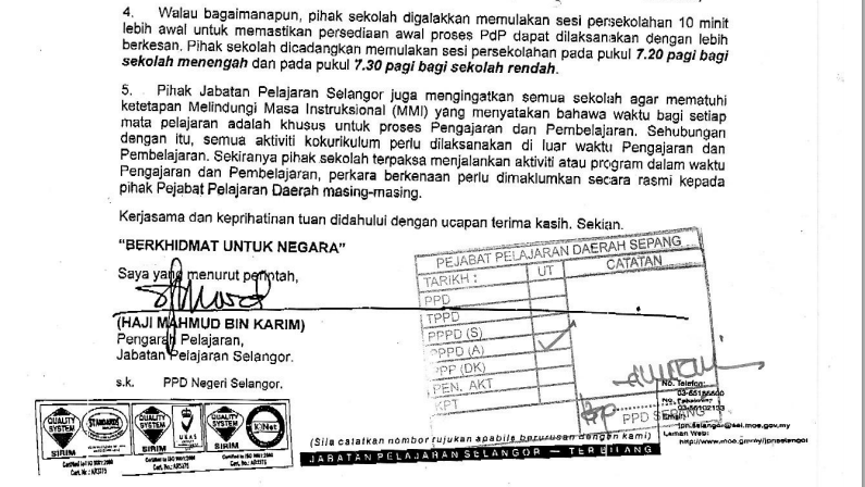 Surat Pekeliling Ikhtisas Guru Pemulihan