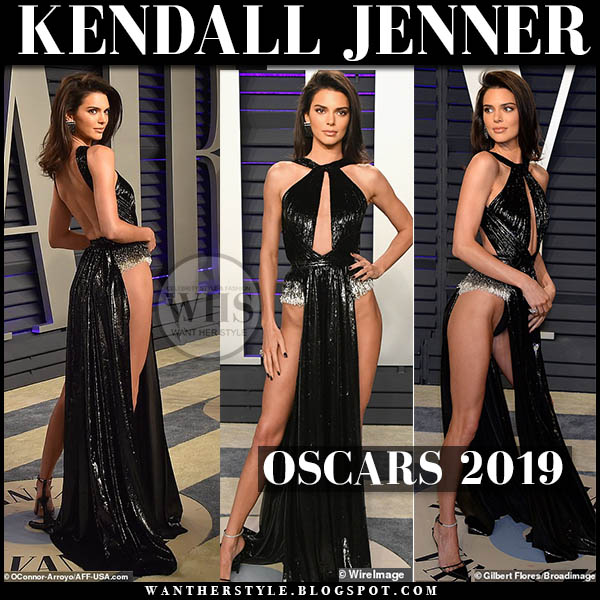 Kendall Jenner: Black Cutout Dress