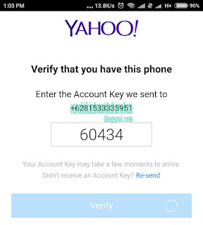 cara daftar buat email baru di yahoo lewat hp