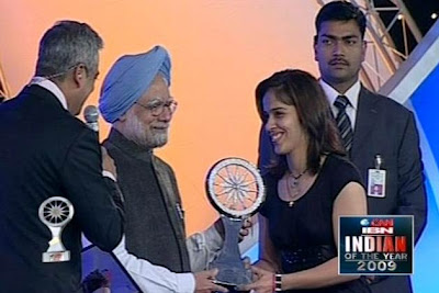 The Winners of Indian of the Year 2009