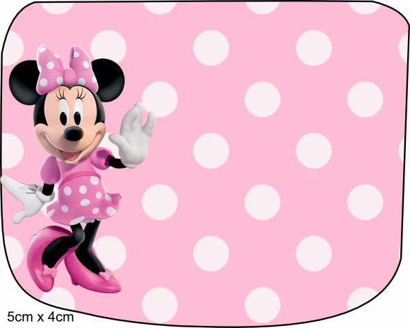 Etiqueta de Minnie para Nucita. 