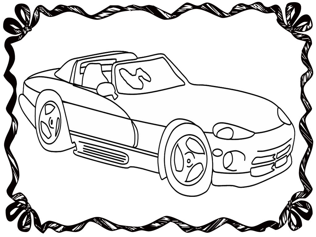 Download Cool Race Car Coloring Pages | Realistic Coloring Pages