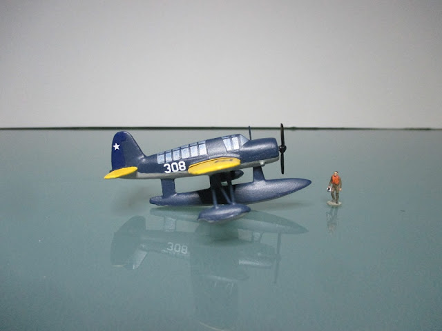 1/144 Vought OSU2 Kingfisher diecast metal aircraft miniature