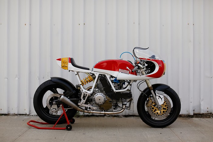 Ducati x Puma Cafe Racer  MODIFICATION UNIQUE