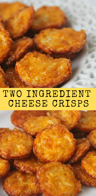 Two Ingredient Cheese Crisps