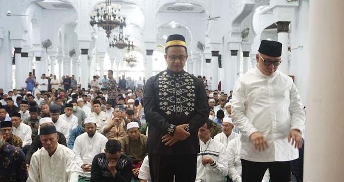 Ada yang Lapor Bawaslu Terkait Anies Shalat di Aceh