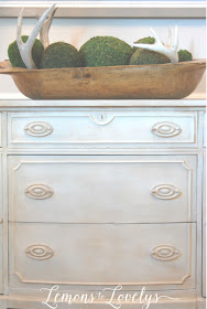 Sideboard Makeover using CeCe Caldwell's paint.  Tap to see more photos on the blog. www.lemonstolovelys.blogspot.com