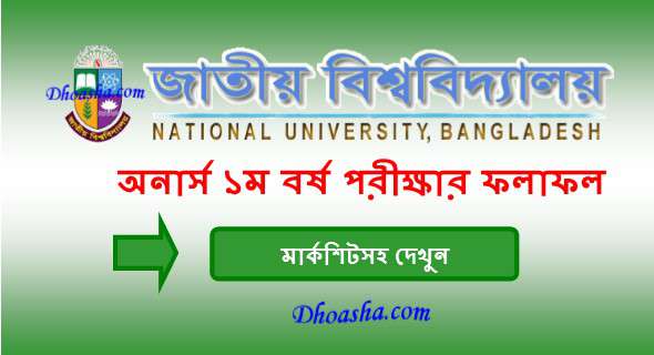 NU Honours 1st Year Exam Result