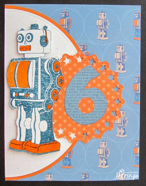 Robot Card - Photo by Deborah Frings - Deborah's Gems