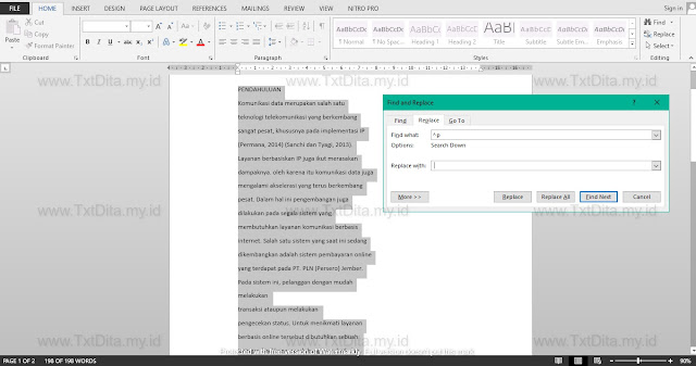 Cara Merapikan Hasil Copy Paste Dari PDF Ke Word