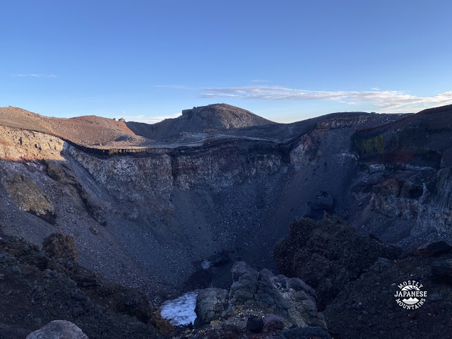 fuji san crater 富士山