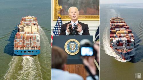 Biden Slams Ocean Carriers Ahead Of Port Of LA Speech