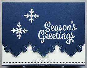 Snowflake Sentiments, Season's Greetings, Christmas Card, Stampin' Up!