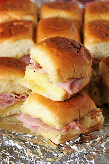 Ham & Cheese party sliders photo