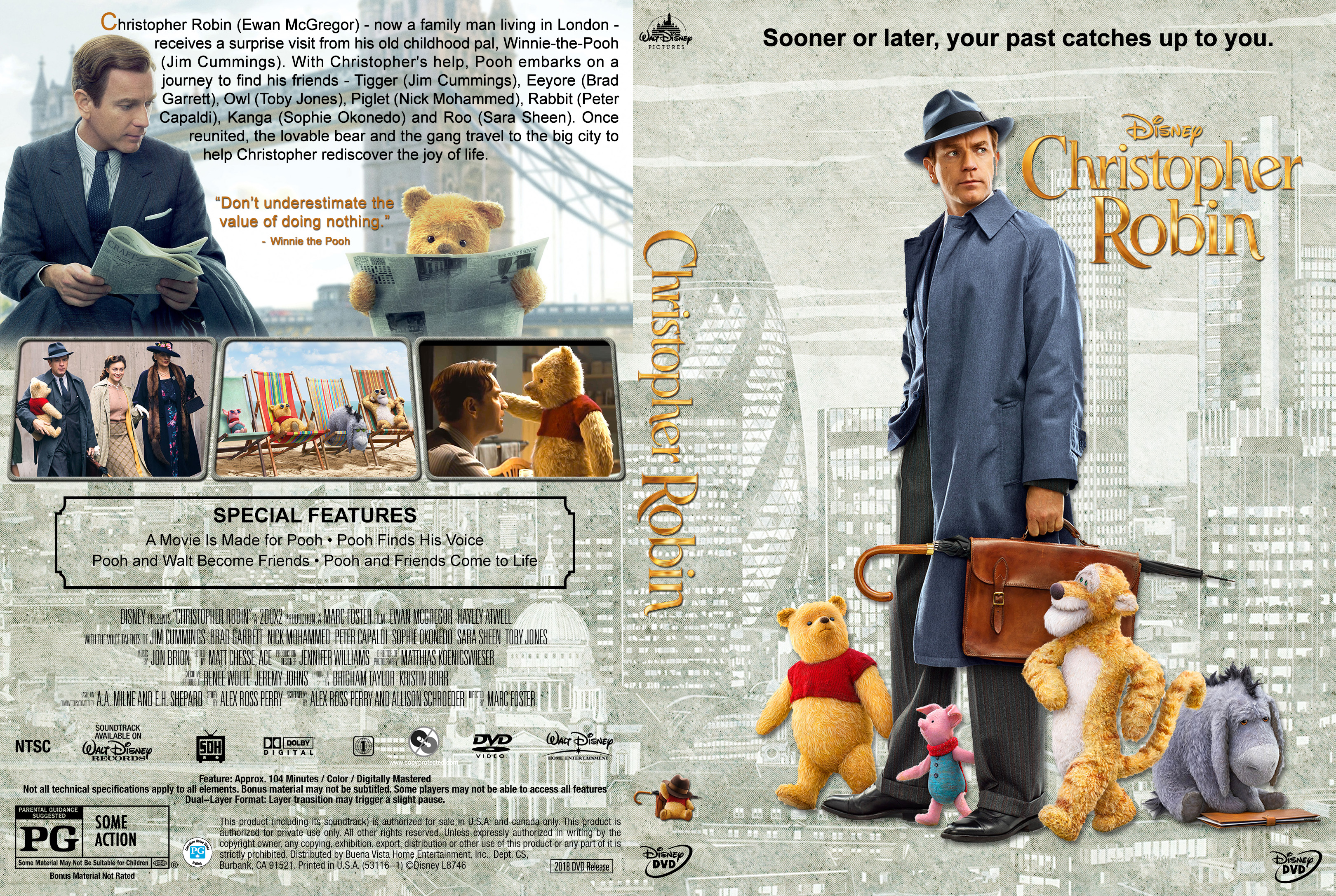 Christopher Robin DVD Cover - Cover Addict - DVD, Bluray 