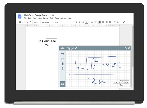 MathType on Google Docs