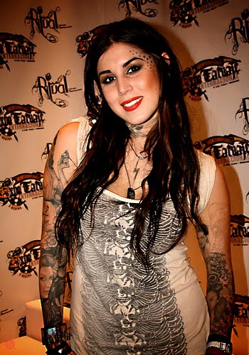 kat von d without tattoos. Kat Von D tattoo