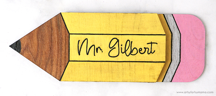 Teacher Appreciation Pencil Gift Card Holder