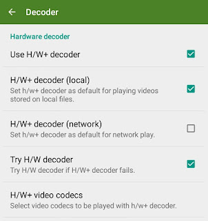 Enable H/W Decoder