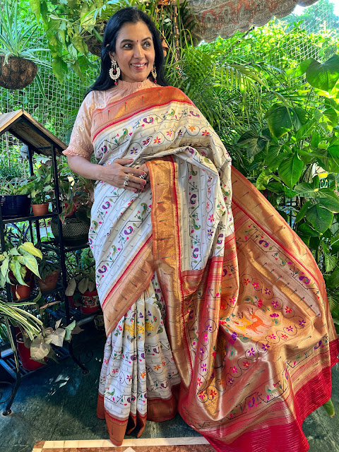 Banarasi silk paithani saree