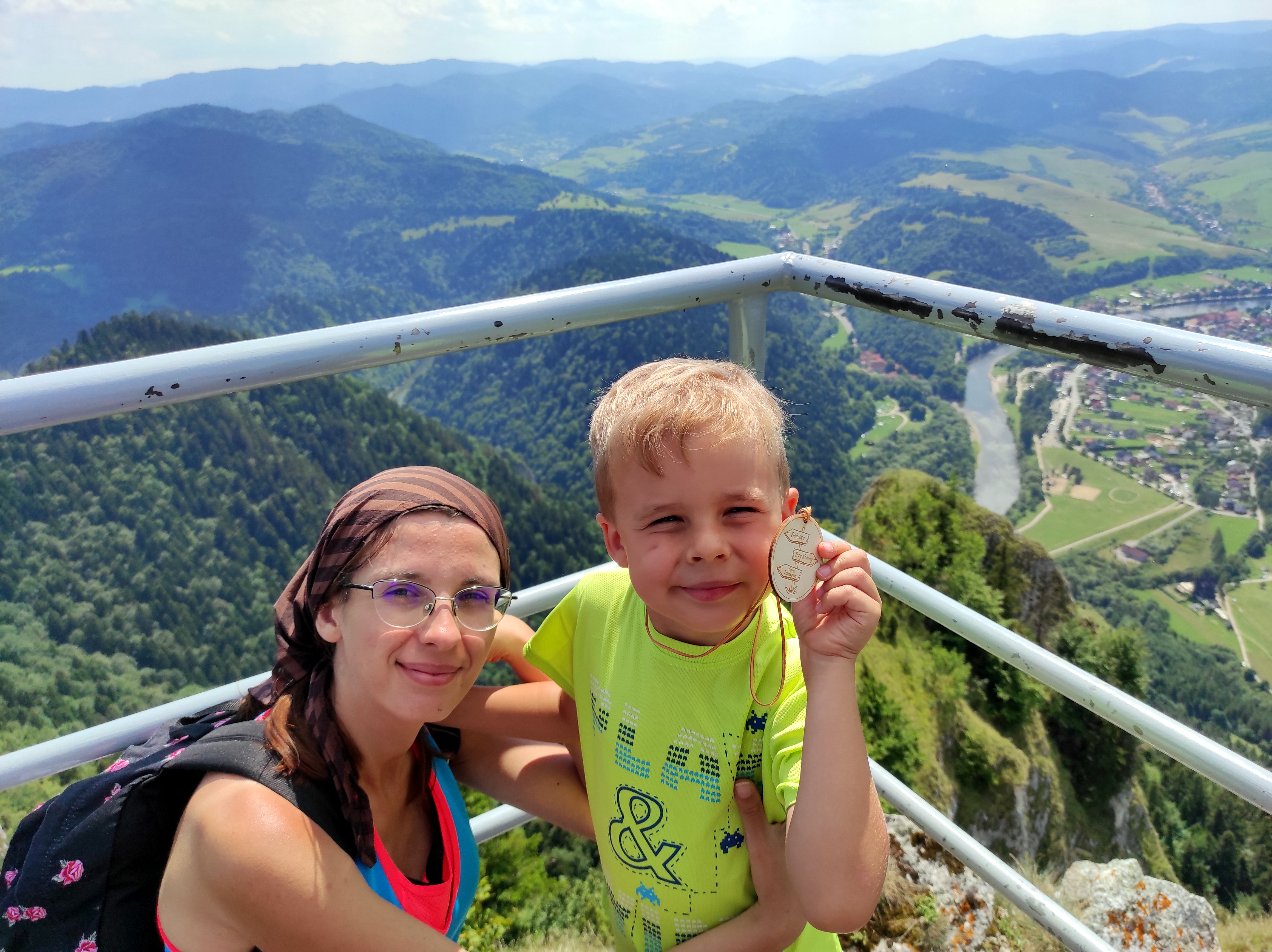 Panorama z Trzech Koron Pieniny