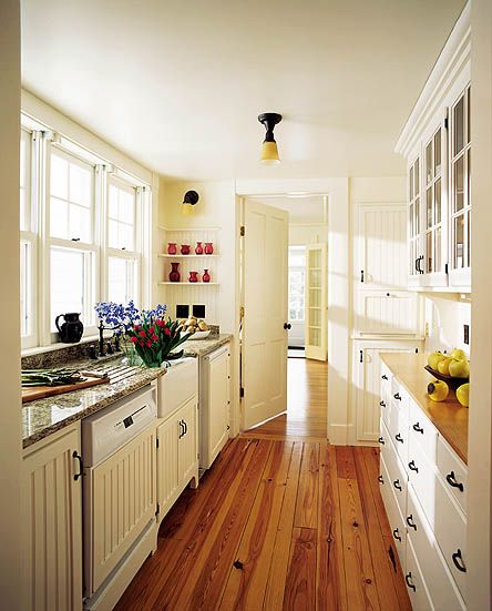 Eye For Design  Create A Lovely Galley  Kitchen 