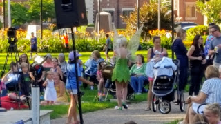 Tinker Bell was among the audience posing for photos and sprinkling fairy dust on the young at heart both big and small.