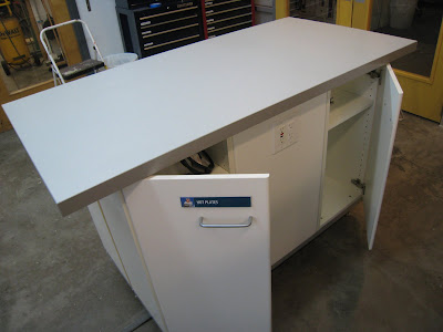 woodworking bench cabinet