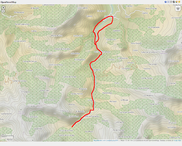 Ruta del Alba: Mapa de la ruta