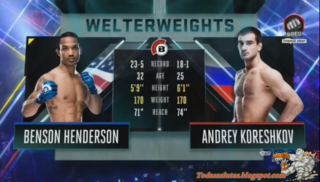 Benson Henderson vs Andrey Koreshkov Full Fight