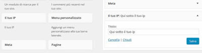 creare un widget personalizzato per il tuo tema wordpress