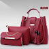 Tas Wanita, Tas Set 3 in 1 Merah [TB87TI652]