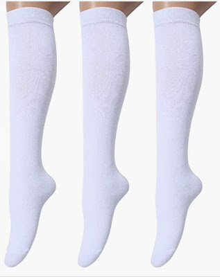 Women's Cotton Opaque Knee High Socks