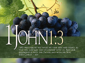 1 John 1:3 NIV Wallpaper