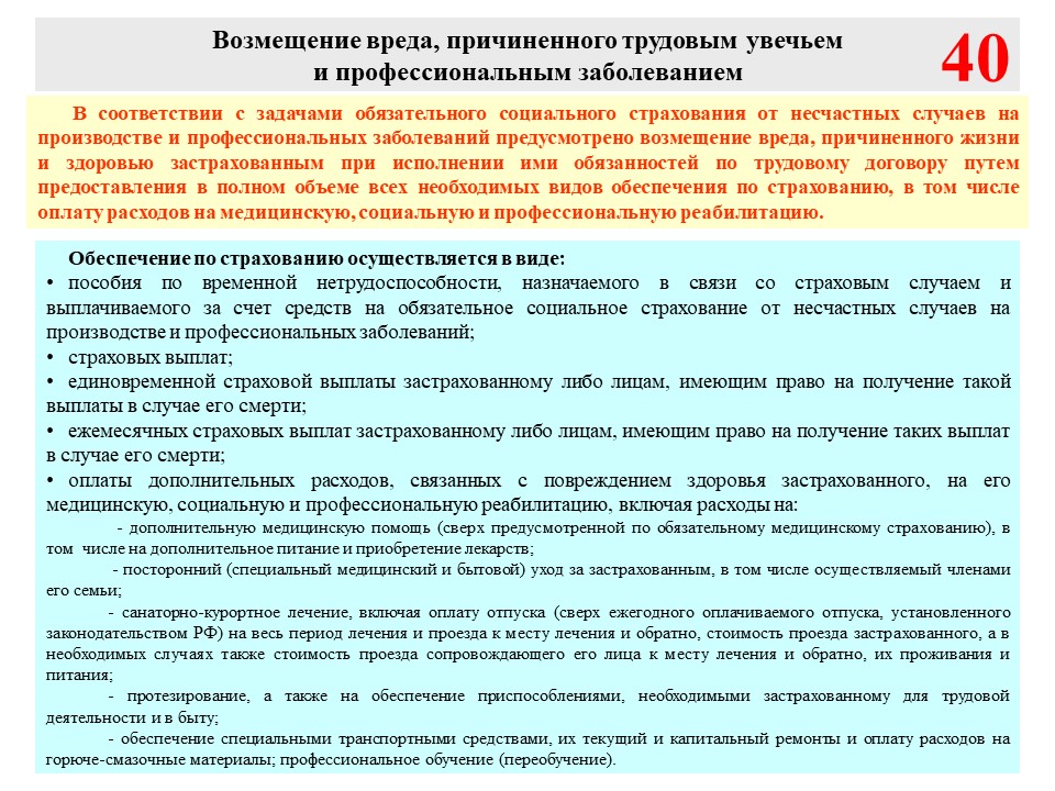 Возмещение работодателем вреда причиненного работнику. Возмещение вреда, причиненного работнику увечьем. Виды возмещения вреда при трудовом Увечье. Несчастный случай на производстве. Возмещение вреда военнослужащим.