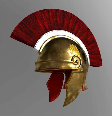 Greek Helmet attic 3d model agrigento