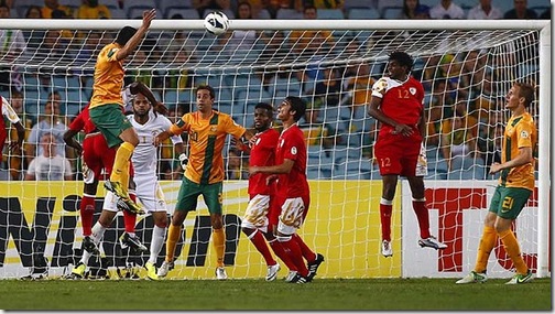 Australia v Oman Cahill scores