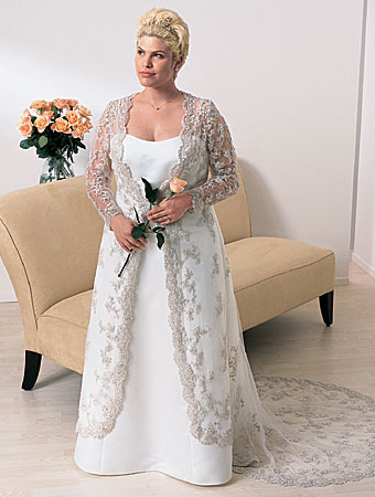 chheap wedding dresses for plus size