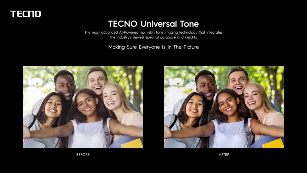 Tecno introduces Universal Tone for perfect skin tones in every photo