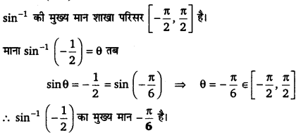 Solutions Class 12 गणित-I Chapter-2 (प्रतिलोम त्रिकोणमितीय फलन)