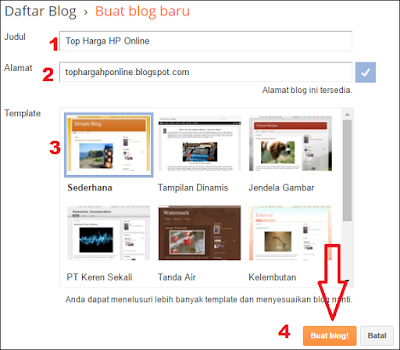 cara membuat blog 2