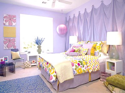 Lights Dance Themed Bedrooms  on Teenage Girl Bedroom  Designs