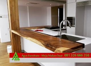 Papan Kayu Suar Besar Solid Kotak 