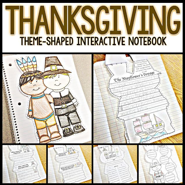 thanksgiving interactive notebook