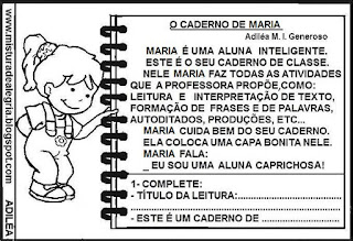 Leitura e interpretação alfabetização,volta às aulas