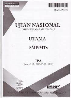  lalu banyak sekali yang sesuai dengan prediksi maupun kisi Evaluasi Soal-Soal UN IPA 2014-2015 (Bagian 1)