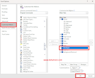 Cara Membuat Checkbox di Ms. Office Excel