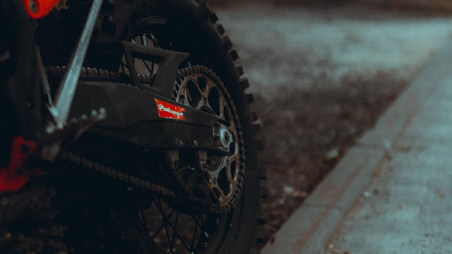 Biker, wheel, Tire, Chain, Street