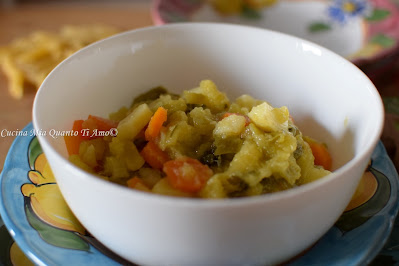 Minestrone estivo con zucchina trombetta